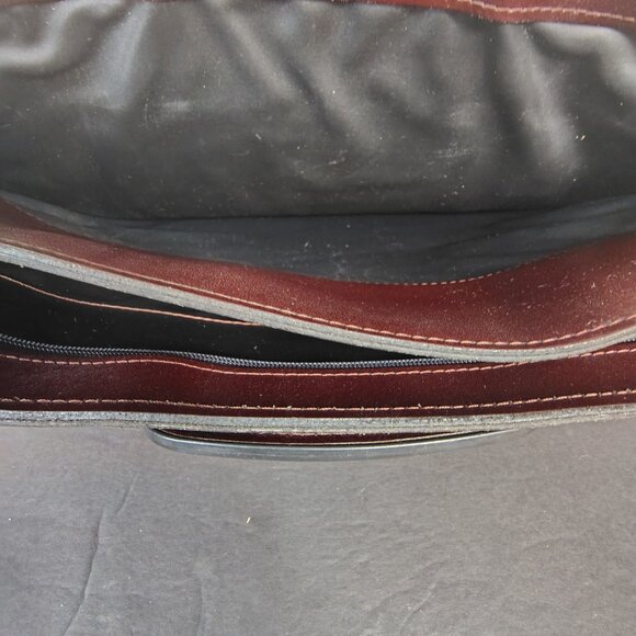 VINTAGE Canon Camera Leather Portfolio Briefcase Hand Bag Photography - Picture 11 of 14